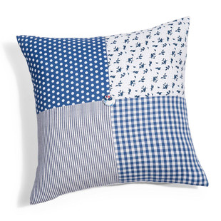 Ritournelle 4 blues cushion cover Ritournelle 4 blues cushion cover