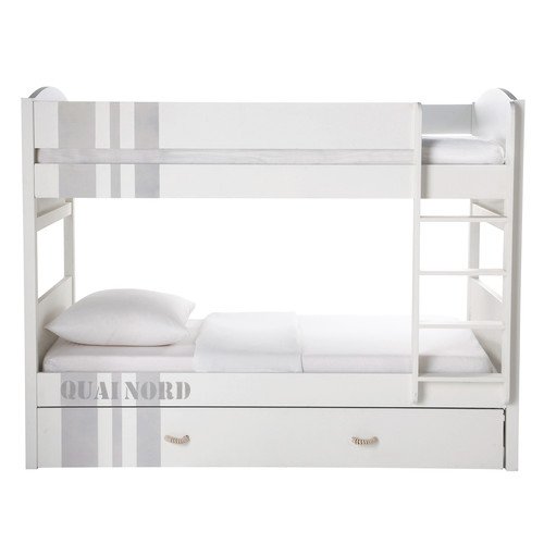 Lit Superpose En Bois Blanc : quai nord lit superpos? enfant 90 x 190 cm en bois blanc ce lit Lit Superpose En Bois Blanc : quai nord lit superpos? enfant 90 x 190 cm en bois blanc ce lit