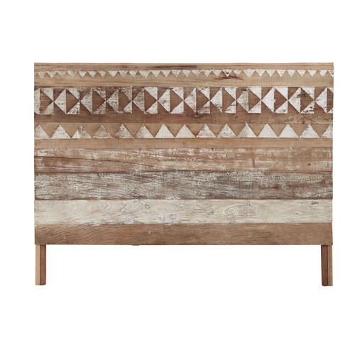 Achat Lit Palette Bois : Recycled Wood Headboard Achat Lit Palette Bois : Recycled Wood Headboard