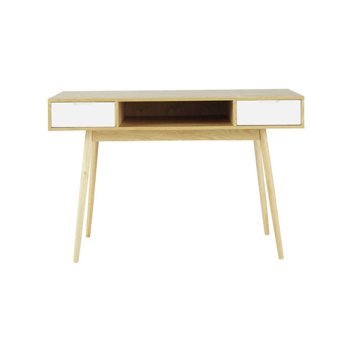 Schreibtisch im Vintage-Stil aus Holz, B 120 cm