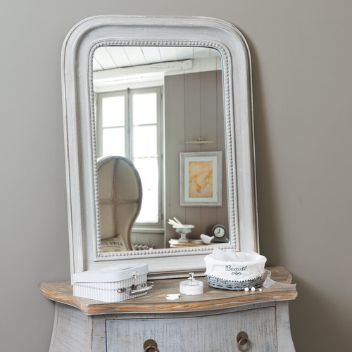 Miroir Bois Flotte Maison Du Monde : Miroir en bois gris H 80 cm EL?GANCE Maisons du Monde Miroir Bois Flotte Maison Du Monde : Miroir en bois gris H 80 cm EL?GANCE Maisons du Monde