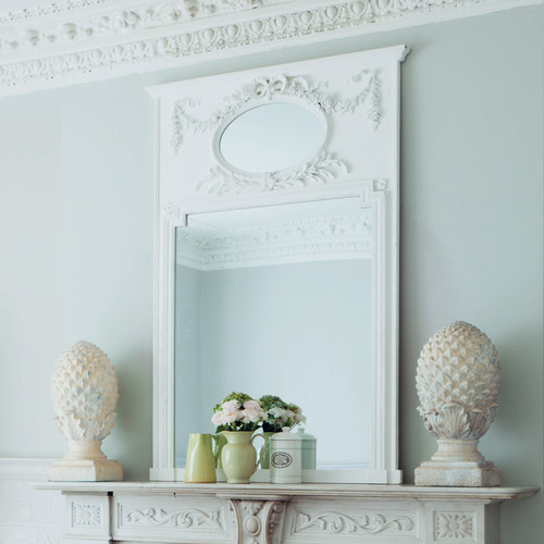 Miroir Bois Blanc : Miroir trumeau en bois blanc H 160 cm MIRANO Maisons du Monde Miroir Bois Blanc : Miroir trumeau en bois blanc H 160 cm MIRANO Maisons du Monde