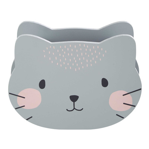 MINA grey cat pencil holder Maisons du Monde