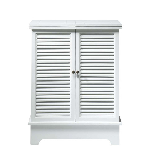Meuble En Bois Blanc : Meuble de bar en bois blanc L 80 cm Barbade Maisons du Monde Meuble En Bois Blanc : Meuble de bar en bois blanc L 80 cm Barbade Maisons du Monde