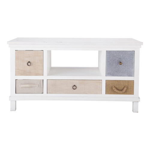 Meuble En Bois Blanc : Maisons Du Monde Meuble TV Meuble En Bois Blanc : Maisons Du Monde Meuble TV