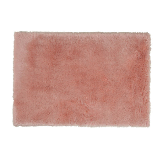 tapis fausse fourrure 120 x 180 cm blush maisons du tapis fausse fourrure 120 x 180 cm blush maisons du