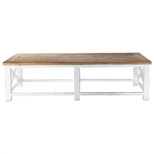 Table Basse En Bois Recycl? L 160 Cm Fabriquer Une Table Basse Gigogne ~ Table Basse En Bois Recycl? L 160 Cm