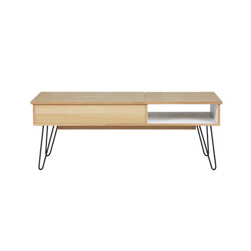 Twist Table Basse Vintage En Bois Et M?tal L 115 Cm Cette Table Basse Table Basse Relevable New York But ~ Twist Table Basse Vintage En Bois Et M?tal L 115 Cm Cette Table Basse