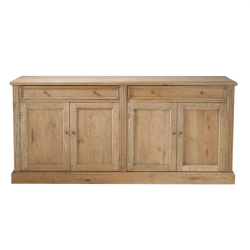 Aparador de roble macizo An 185 cm Atelier Maisons du Monde Armario Cozinha Planejado Valor ~ Aparador de roble macizo An 185 cm Atelier Maisons du Monde