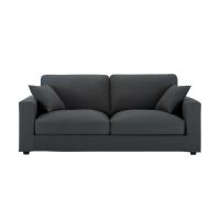 Sofa Dreisitzer, nicht ausziehbar, schiefer Chicago