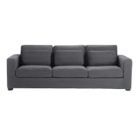 Viersitzersofa, nicht ausziehbar, schiefergrau Milano