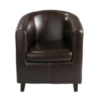 Fauteuil marron Nantucket