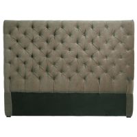 Tête de lit 160 cm taupe Chesterfield