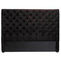 Testata letto 160 cm cioccolato Chesterfield