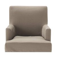 Husse taupe Barsessel Lounge