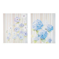 2er-Set Bilder blau