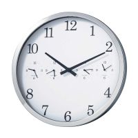 Uhr Jet Lag Chrom