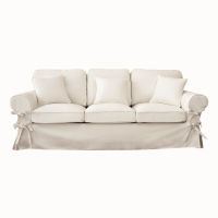 Sofá-cama 3/4 plazas convertible marfil Butterfly