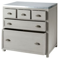 COCINA elemento bajo 90 Zinc