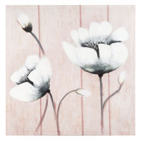 Lienzo Flor en listones