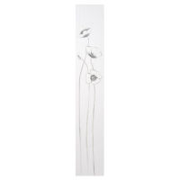 Lienzo Flowers plateado