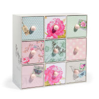 Caja de almacenaje 9 cajones Poesía