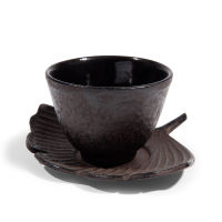 Taza y platillo de té Gingko