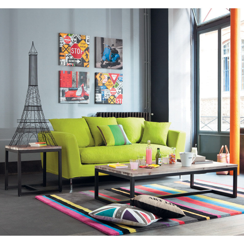 De Canap? Indus En M?tal Noir L 45 Cm Long Island Maisons Du Monde Table Basse Relevable La Redoute ~ De Canap? Indus En M?tal Noir L 45 Cm Long Island Maisons Du Monde