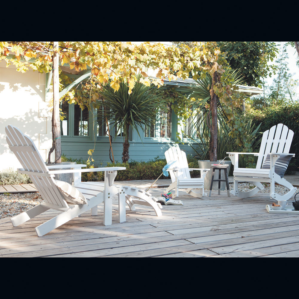 Kinder-Schaukelstuhl aus Massivholz,