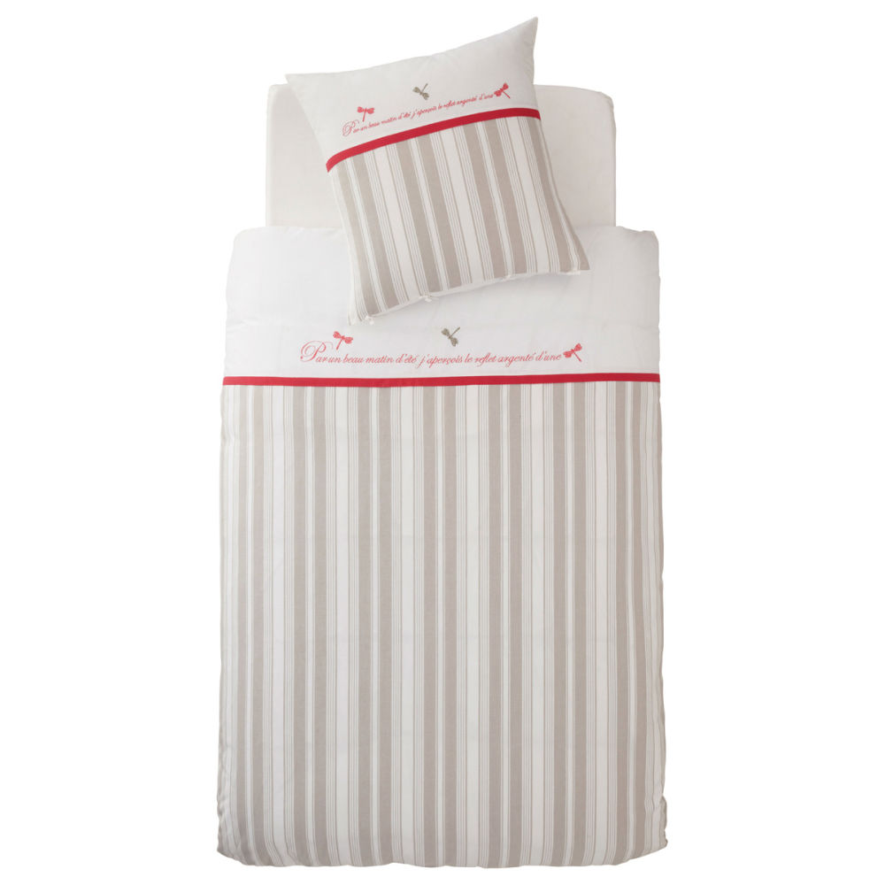Couette Maison Du Monde Parure housse de couette enfant Libellule Couette Maison Du Monde Parure housse de couette enfant Libellule