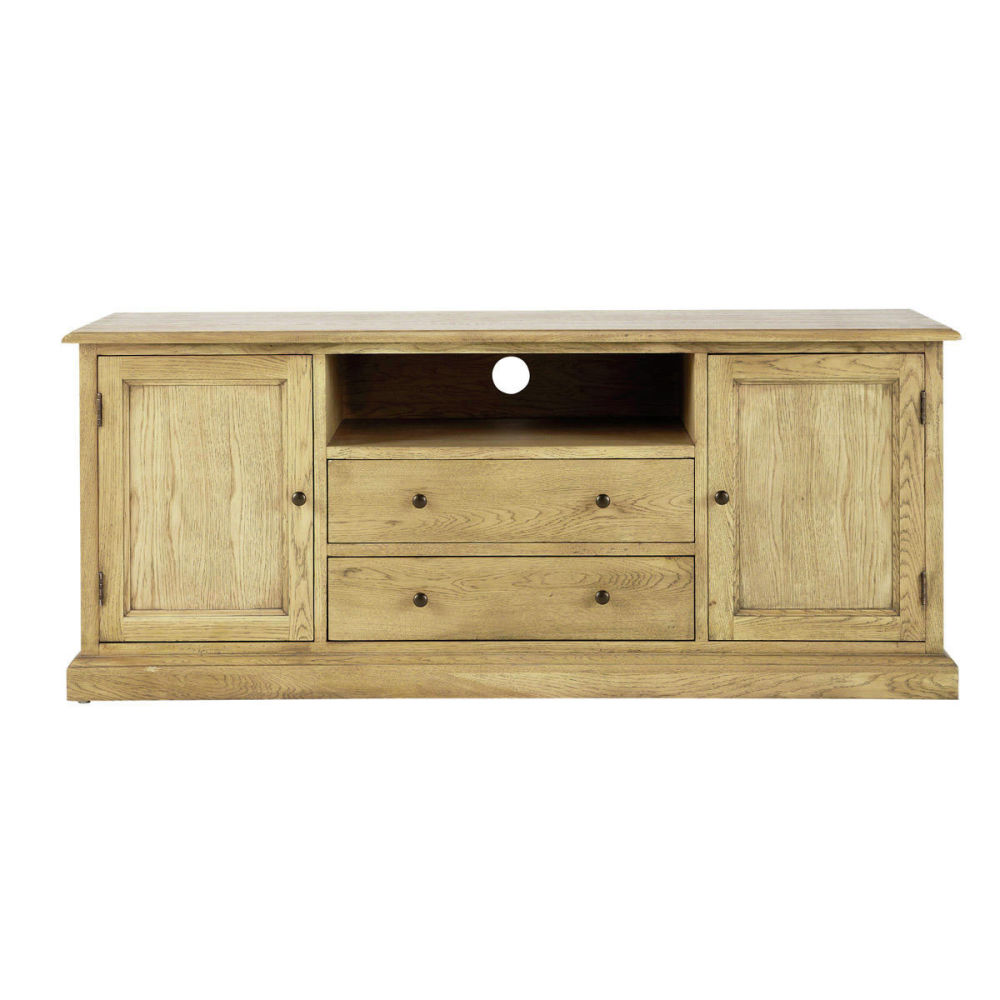 Meuble TV bois de chêne Atelier Maisons du Monde -> Bois De Chêne Meuble TV bois de chêne Atelier Maisons du Monde -> Bois De Chêne