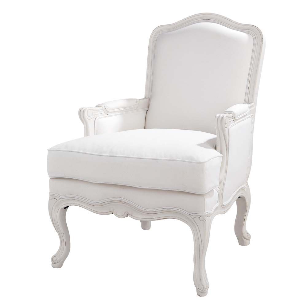 Sessel Wei Chteau Chteau Maisons Du Monde