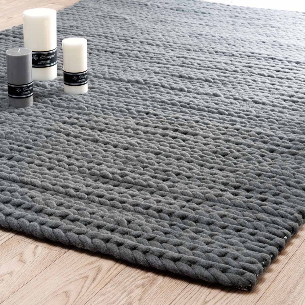 Tapis de salon gris ikea: tapis salon design pas cher 01.