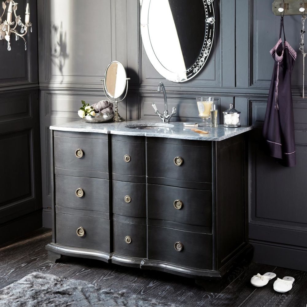 Salle de bain vasque noire avec haute résolution images ~ goohey.com