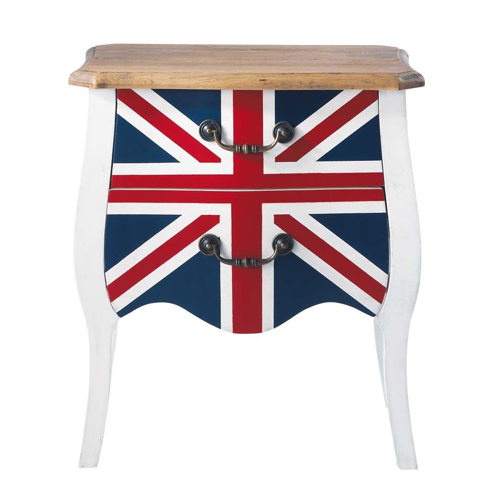 table de chevet union jack