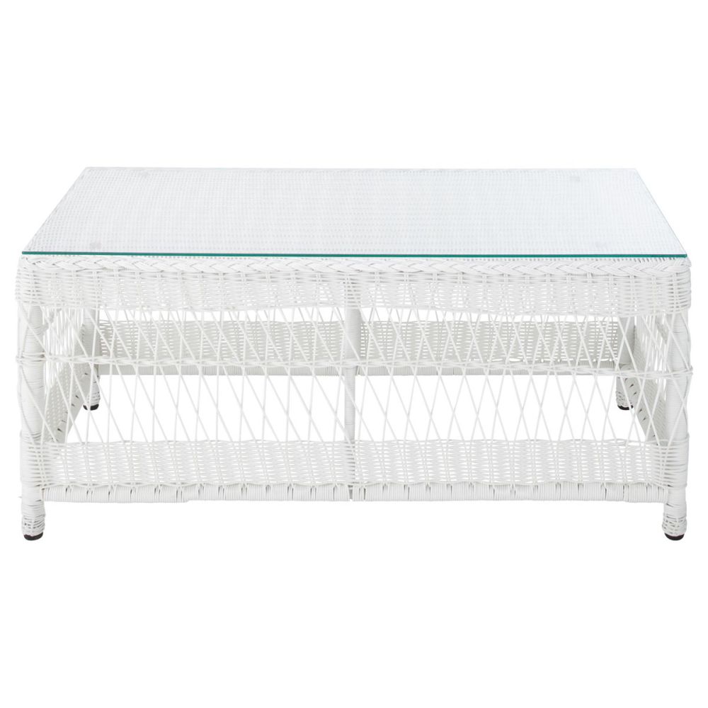 Mesa baja para jardín blanca Emily Emily Maisons du Monde