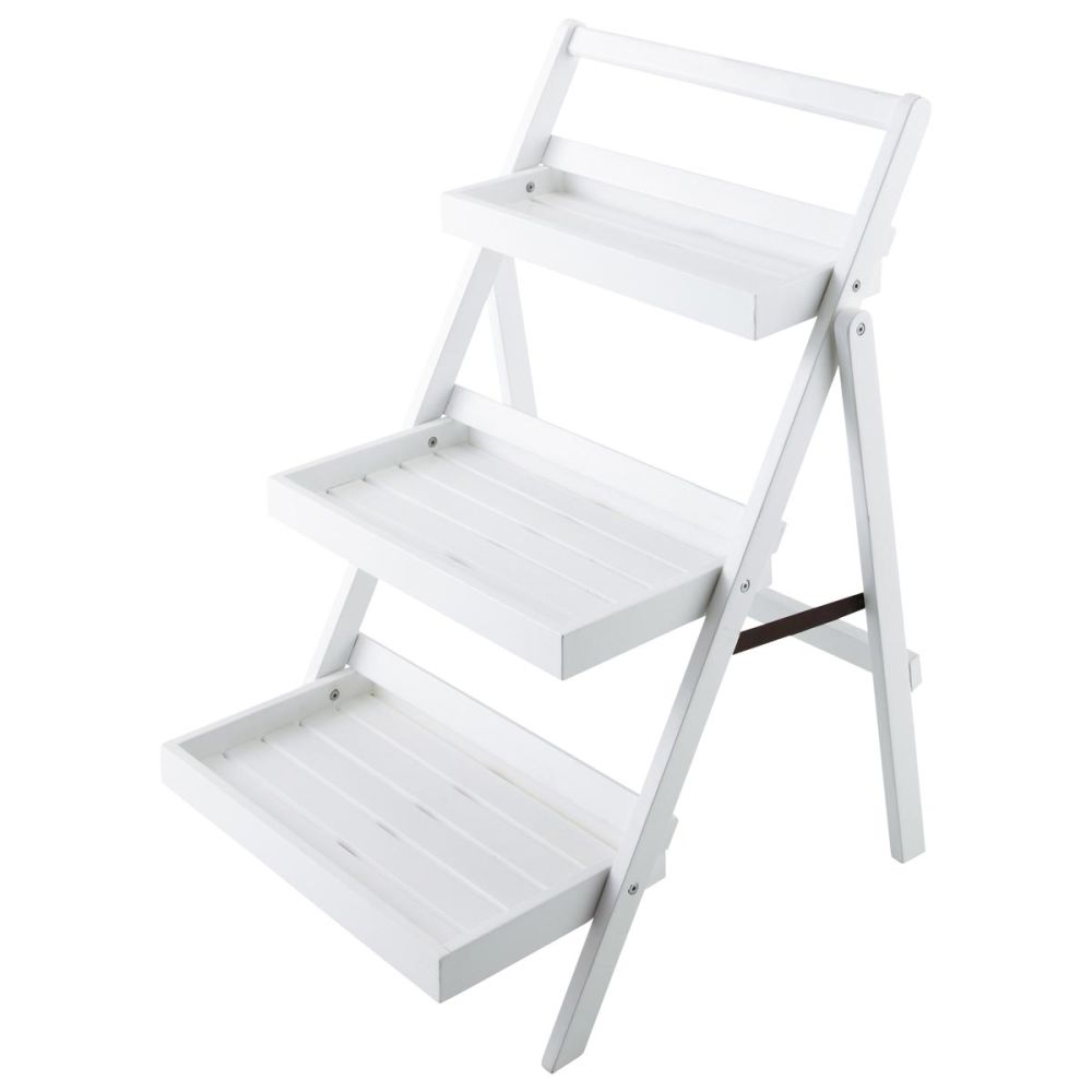 Echelle En Bois Blanche : et am?nagement ? Etag?re ?chelle de jardin blanche ETRETAT Echelle En Bois Blanche : et am?nagement ? Etag?re ?chelle de jardin blanche ETRETAT