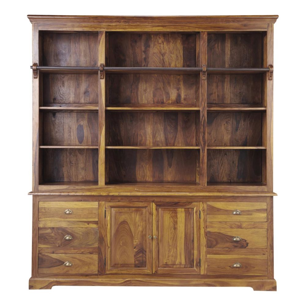 Bibliothèque avec échelle en bois de sheesham massif L 210 cm Lubéron Maiso -> Bibliotheque Luberon Bibliothèque avec échelle en bois de sheesham massif L 210 cm Lubéron Maiso -> Bibliotheque Luberon