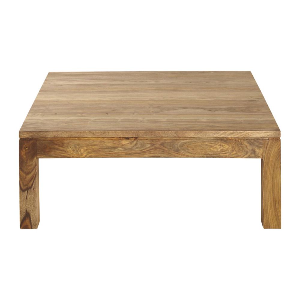 Table basse en bois de sheesham massif l 100 cm stockholm ...