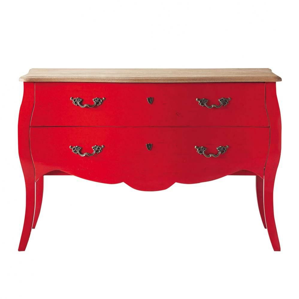 commode rouge