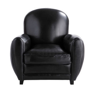 Fauteuil noir - Oxford