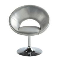 Fauteuil argent Pop Art
