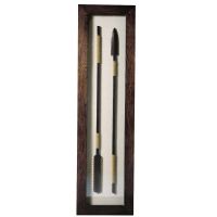 Vitrine lances Africaines