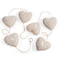 Guirlande coeur Amandine texti