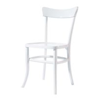 Chaise blanche Bistrot