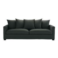 Canapé anthracite 4-5 places Leonard