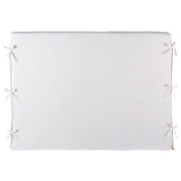 Housse tête de lit blanche 140 cm Dream