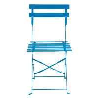 Lot de 2 chaises bleues Guinguette
