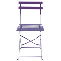 Lot de 2 chaises violettes Confetti