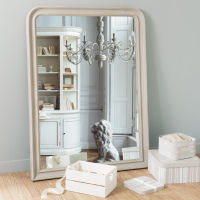 Miroir Elianne arrondi beige 120x90